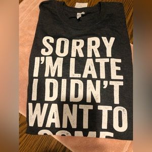New with Tag “I’m Late” T
